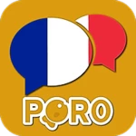 french ー listening・speaking android application logo